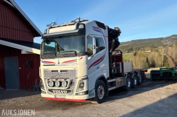 2017 Volvo FH 750 med Fassi F 710 8 Hydraulisk + 2 manuelle