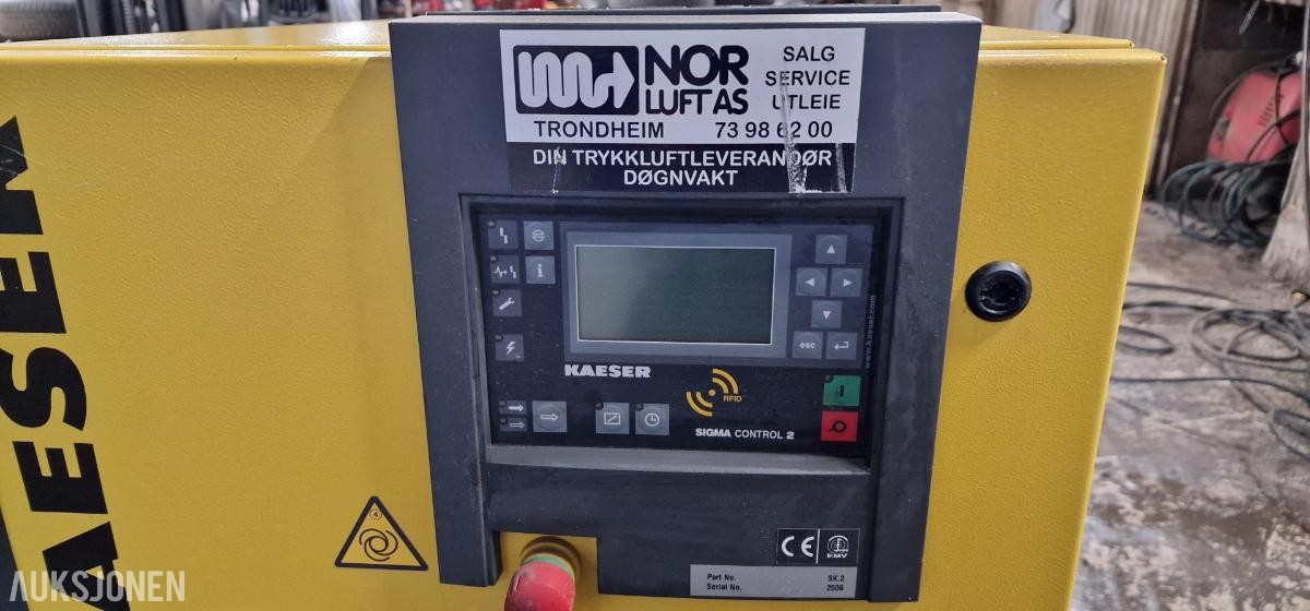 2012 Kaeser SK 25T skrukompressor