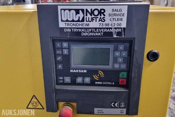 2012 Kaeser SK 25T skrukompressor