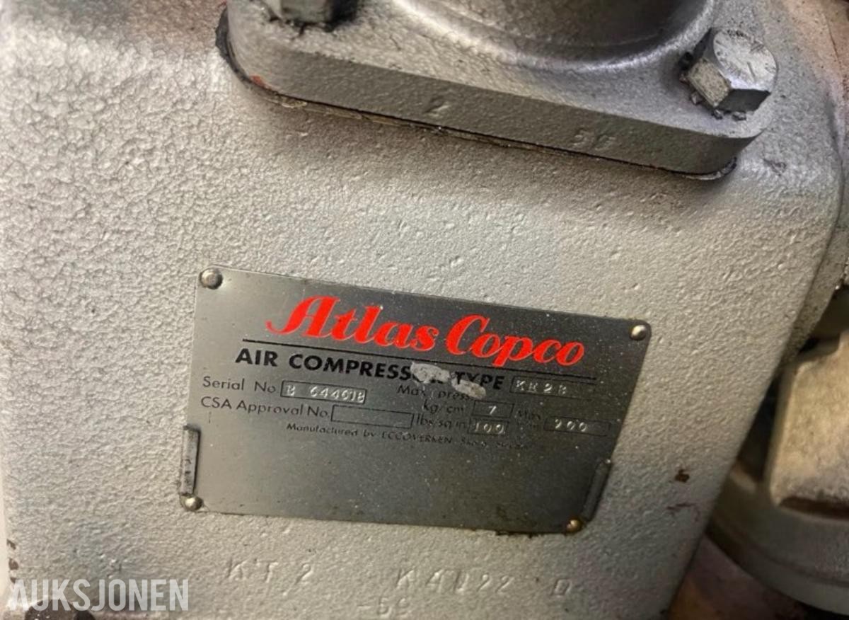 Atlas Copco stempelkompressor  KR 23