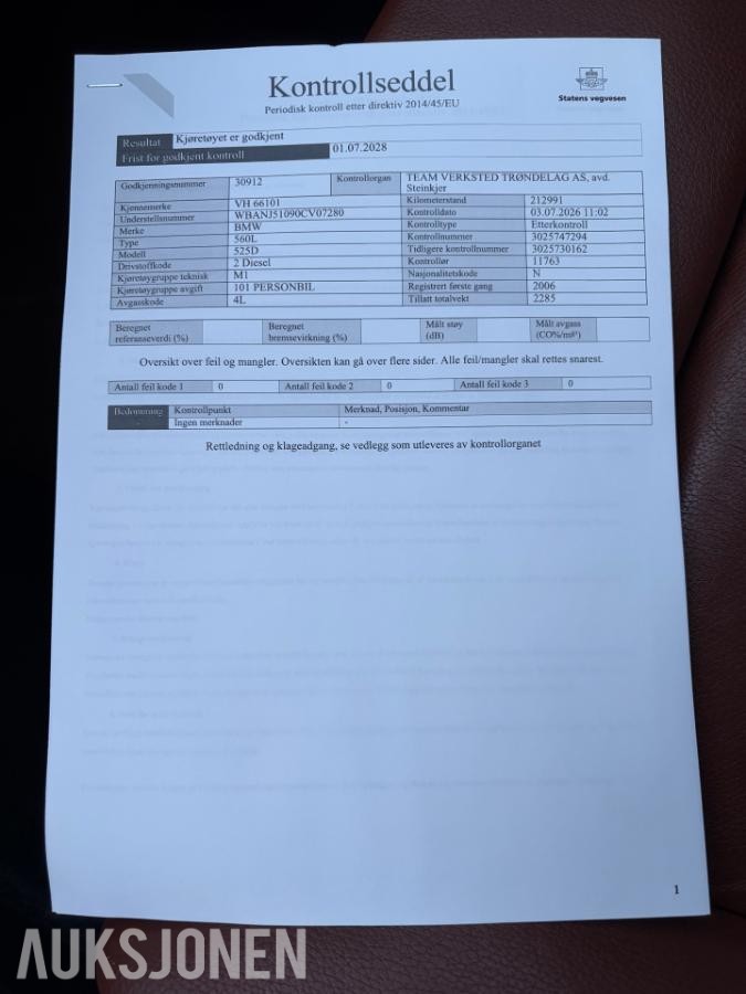 2006 BMW 525D Automat, Cruisekontroll, Hengerfeste, EU ok til 07.2028
