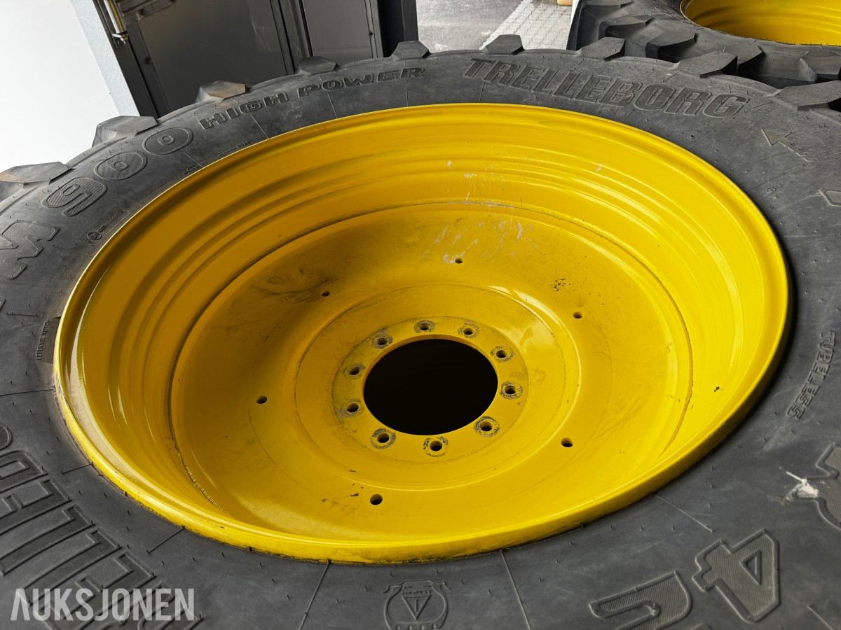 John Deere Trelleborg traktorhjul 600/70 R28 + 710/70 R42
