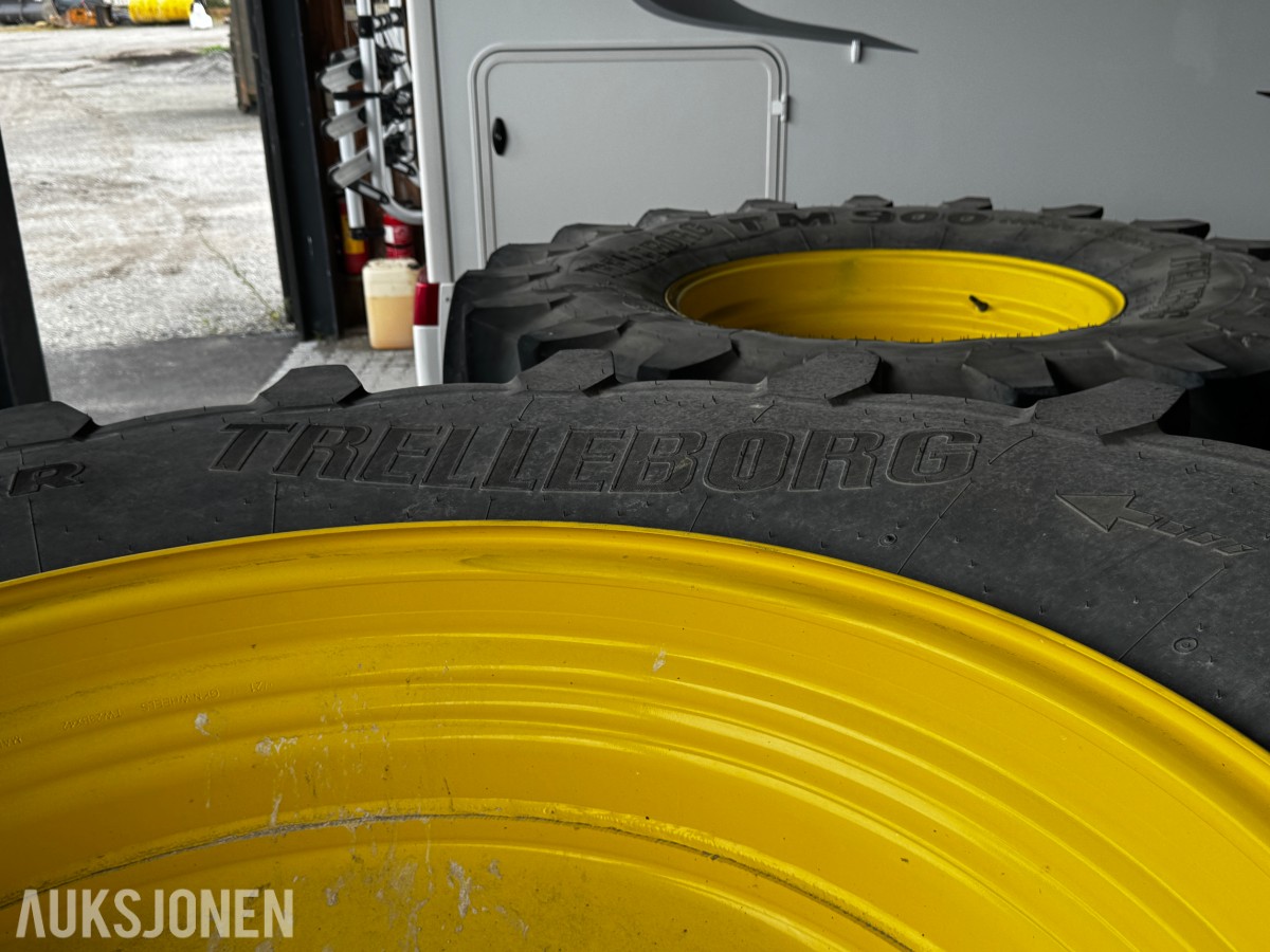 John Deere Trelleborg traktorhjul 600/70 R28 + 710/70 R42