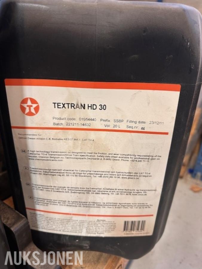 Diverse olje Textran, Pinnacle, Texamatic, Multigear MTF.