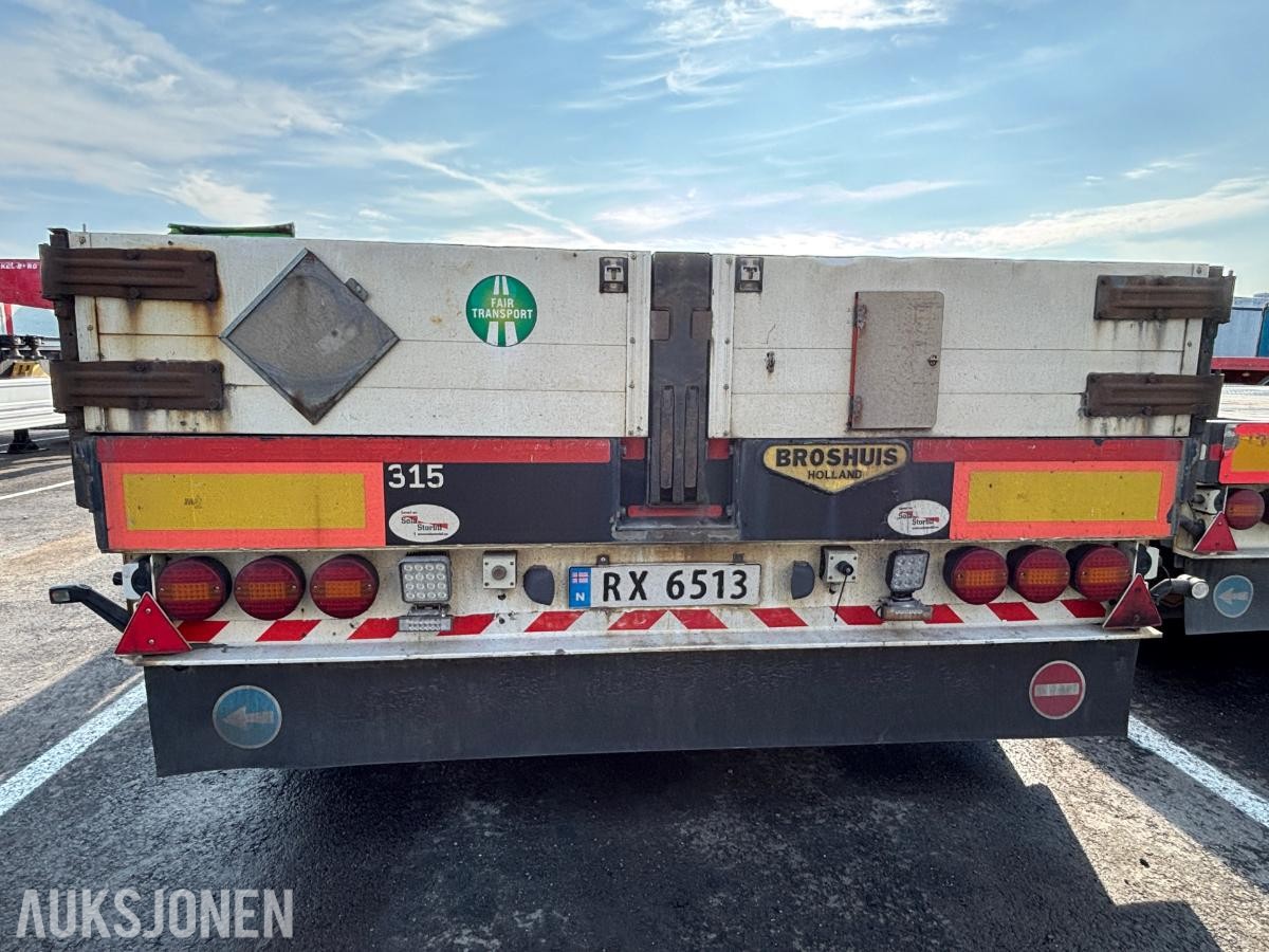 2014 Broshuis E-2190/27 (31N5-A) 3-AKSLET UTTREKKBAR SEMITRAILER