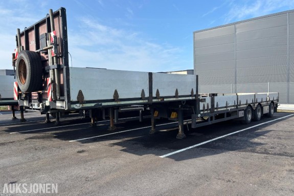 2014 Broshuis E-2190/27 (31N5-A) 3-AKSLET UTTREKKBAR SEMITRAILER