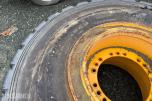 4 stk. Trelleborg anleggsdekk 23.5 R25 med felg