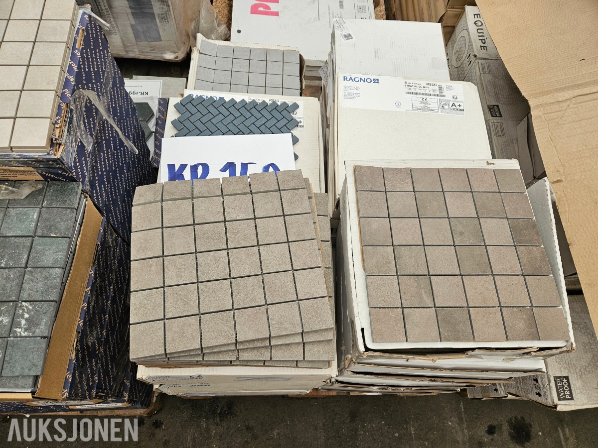 Blandet mosaikkfliser fra flere produsenter - 30x30 cm mesh-mosaikk