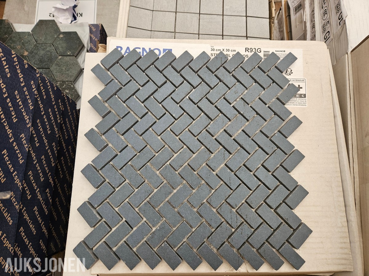 Blandet mosaikkfliser fra flere produsenter - 30x30 cm mesh-mosaikk