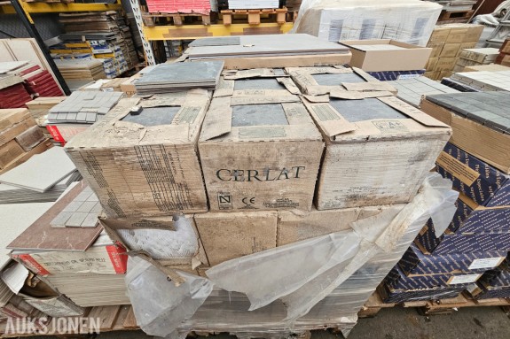 Cerlat Titan 22 Antracita gulvfliser - 22,5x22,5 cm - ca. 15-20 m²