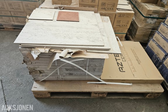 Steinlook gulvfliser 60x60 cm - Glazed Rectified - Skadet emballasje