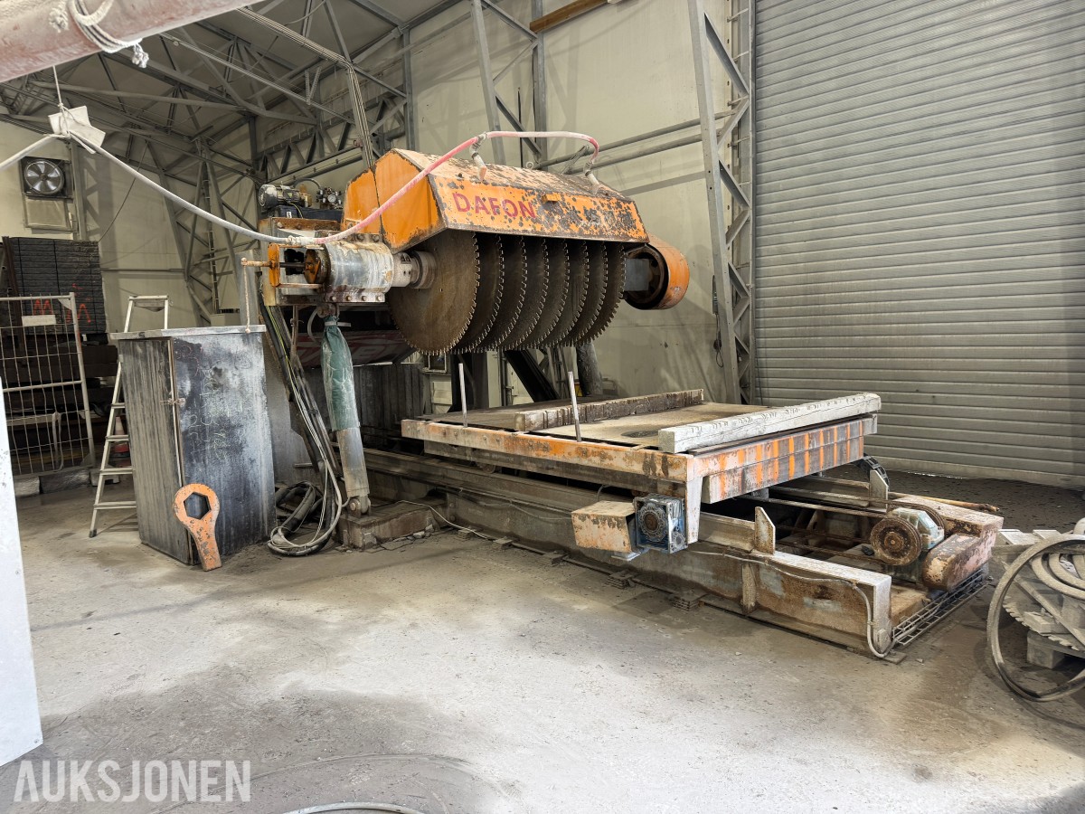 Dafon multibladsag for naturstein 7 sagblader + ekstra sagsett