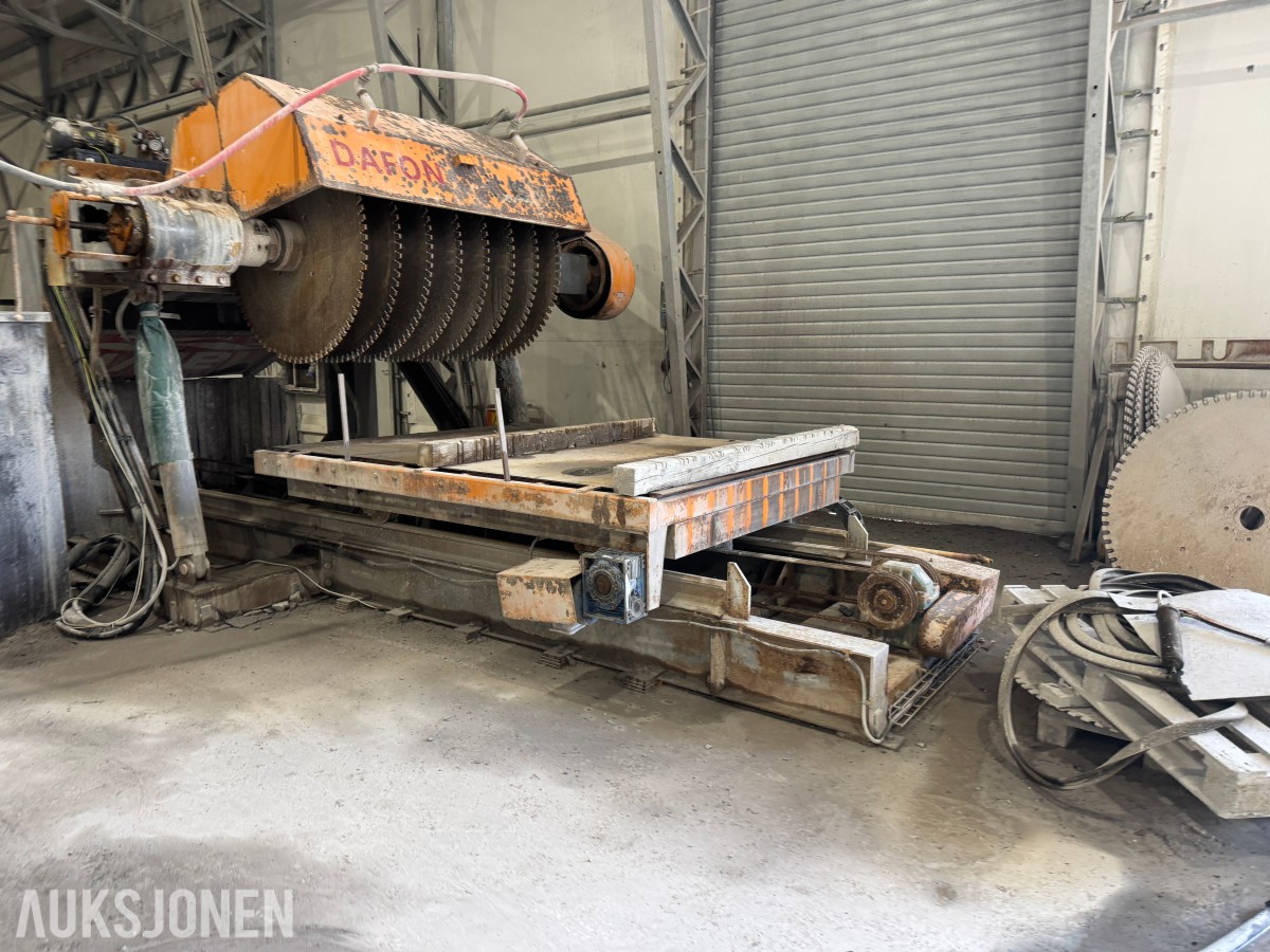 Dafon multibladsag for naturstein 7 sagblader + ekstra sagsett