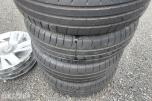 4 stk Falken sommerdekk 195/65 R15 med Nissan hjulkapsler