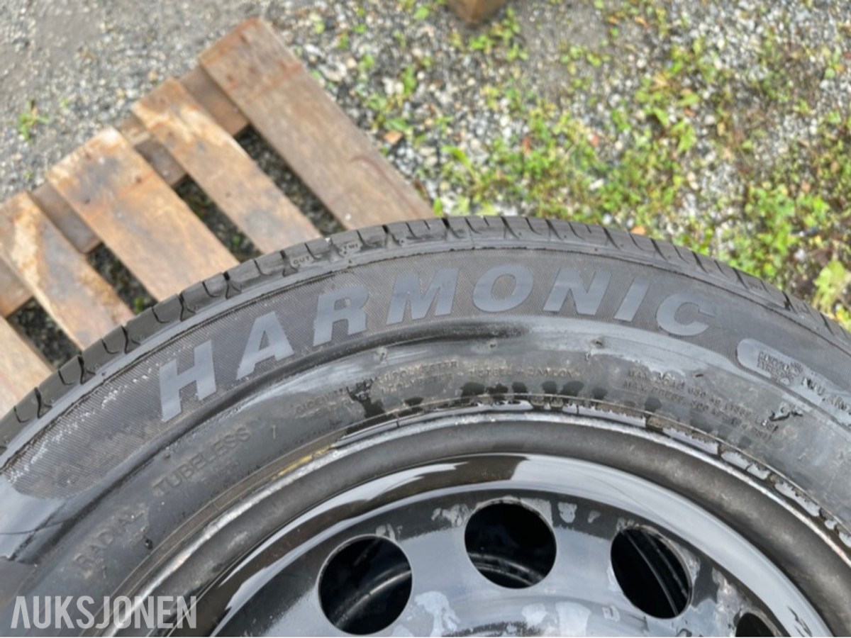 4 stk Harmonic sommerhjul 205/60 R16 92H på stålfelg