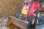 agromatic 740 minilaster, med skuffe og gafler 
