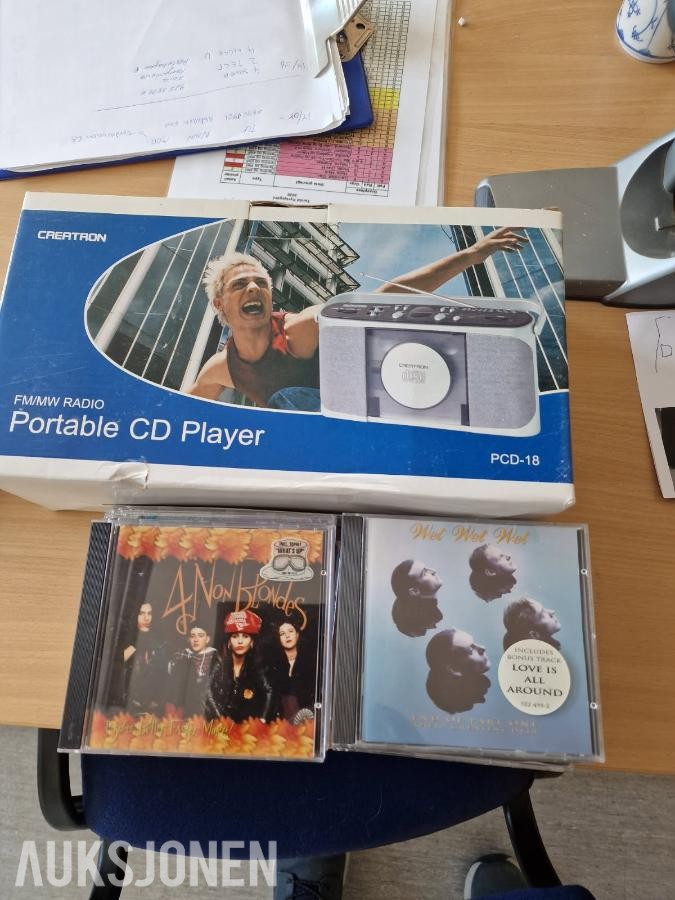 Cd-spiller og Cd-plater - ingen minstepris