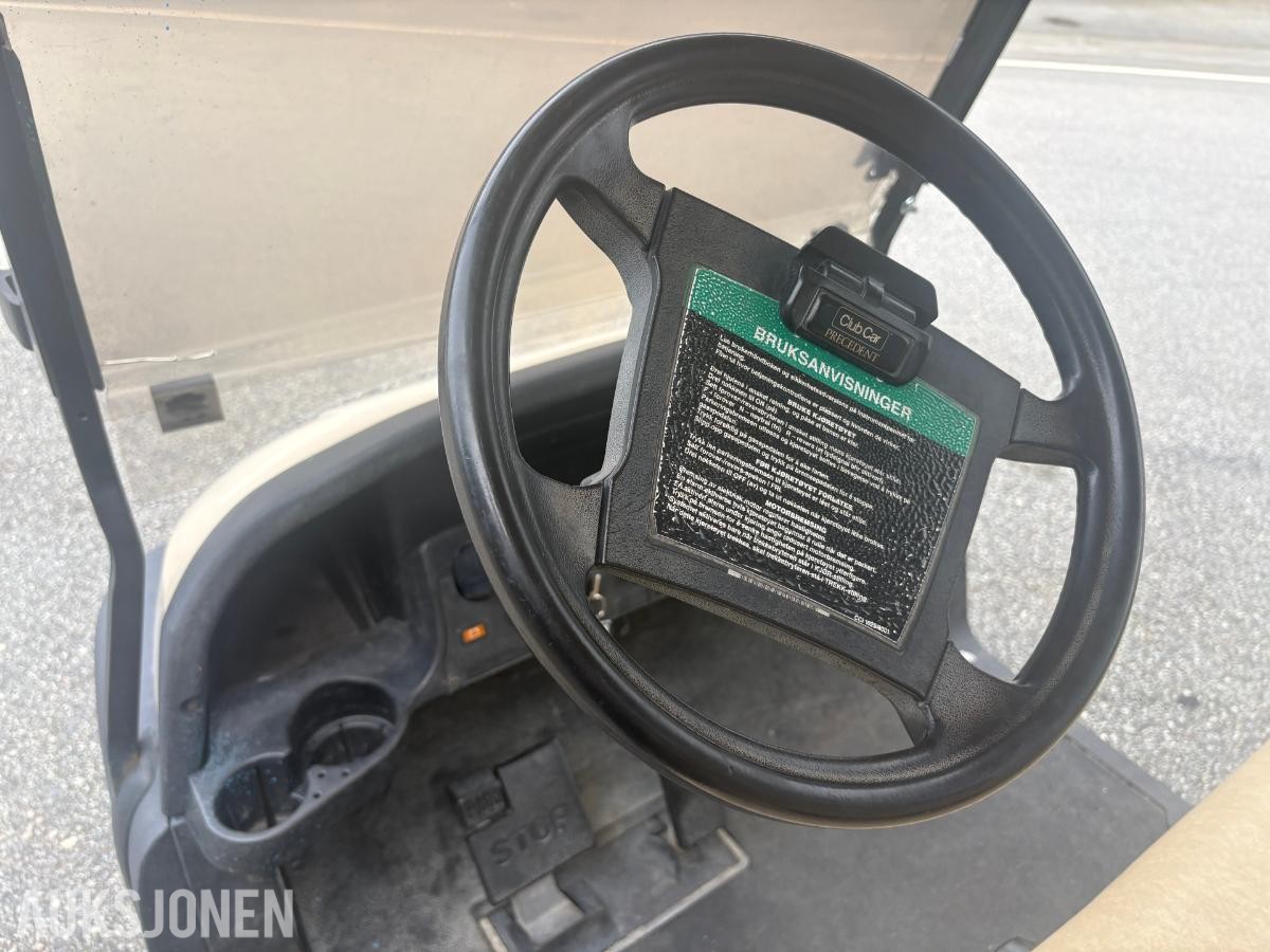 Club Car elektrisk golfbil – nytt sete – hengerfeste