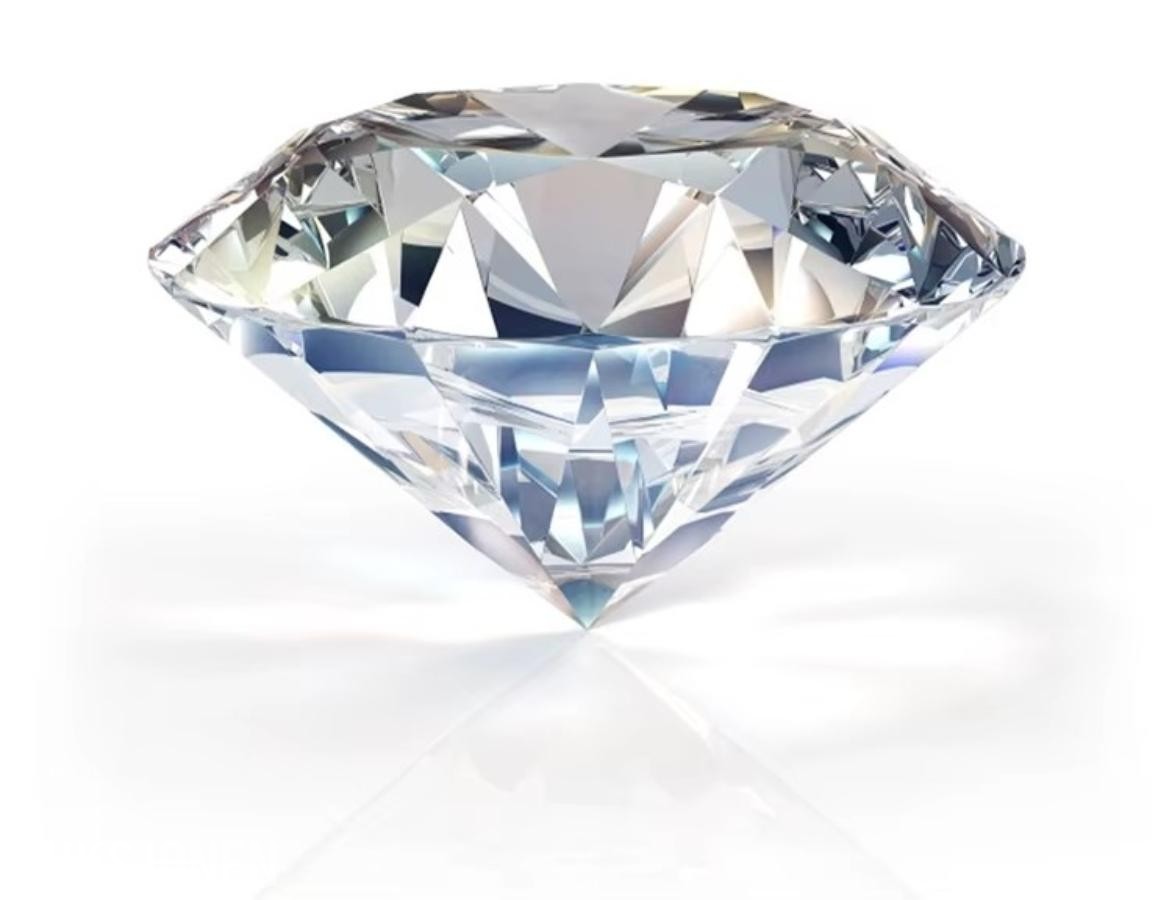 Diamant 3,09 ct, Farge E, Klarhet VVS2 og Triple Excellent.