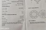 Diamant 3,09 ct, Farge E, Klarhet VVS2 og Triple Excellent.