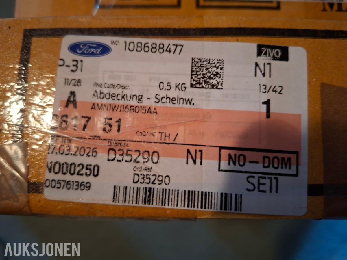 2022+ Ford Ranger Dekselsett for bak/frontlykter