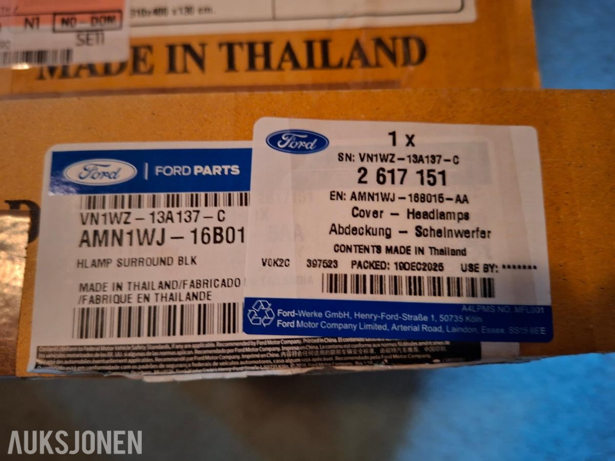 2022+ Ford Ranger Dekselsett for bak/frontlykter