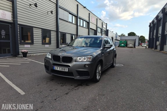 2012 BMW X3 M-Sport xDrive20d AUTOMAT RYGGEKAMERA HENGERFESTE S+V DEKK EU OK 04.2027