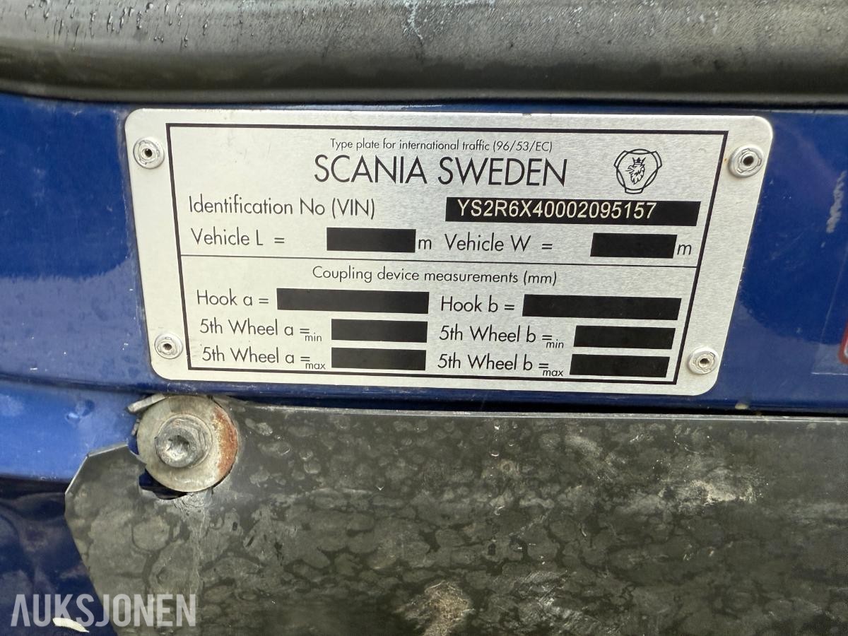 2014 - Scania R-serie Streamline V8 6x4 Euro 6