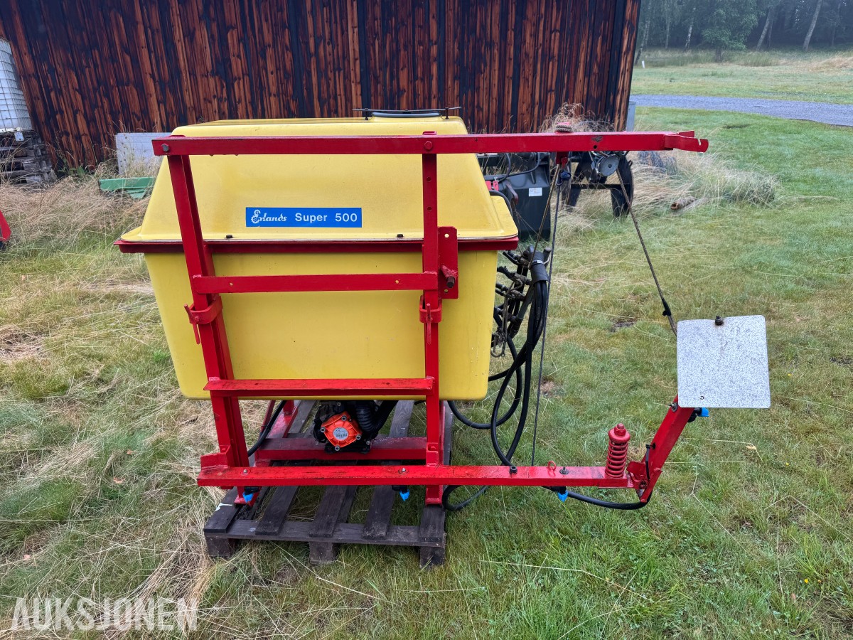 Ørlands Super 500 åkersprøyte 3-punktsfeste, PTO-drift og Comet BP 125K pumpe