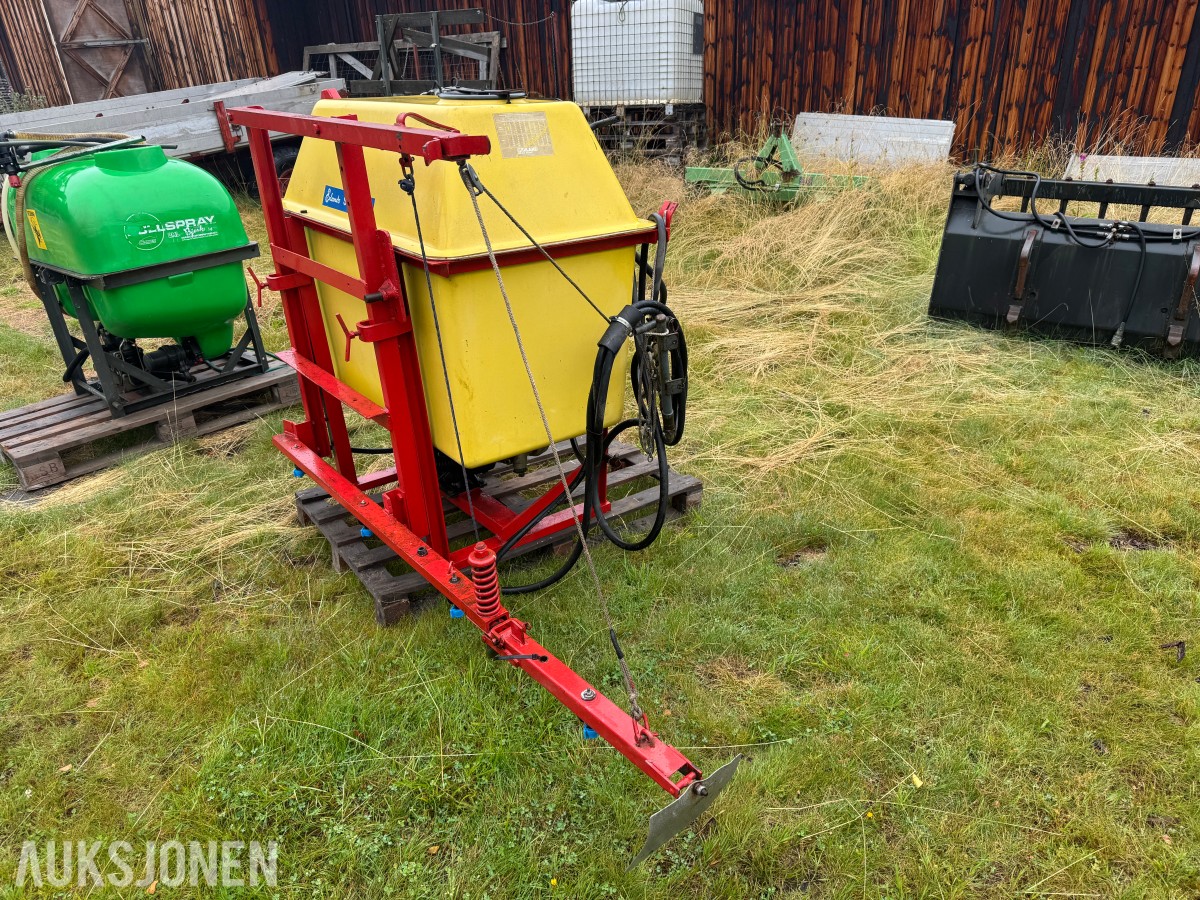 Ørlands Super 500 åkersprøyte 3-punktsfeste, PTO-drift og Comet BP 125K pumpe