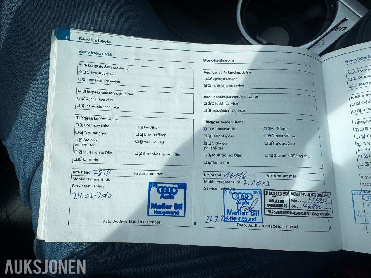 2009 Audi A5 2.0 Bensin 179hk EU ok til 10.2026