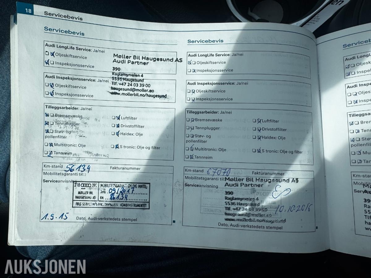 2009 Audi A5 2.0 Bensin 179hk EU ok til 10.2026