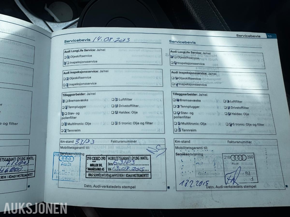 2009 Audi A5 2.0 Bensin 179hk EU ok til 10.2026