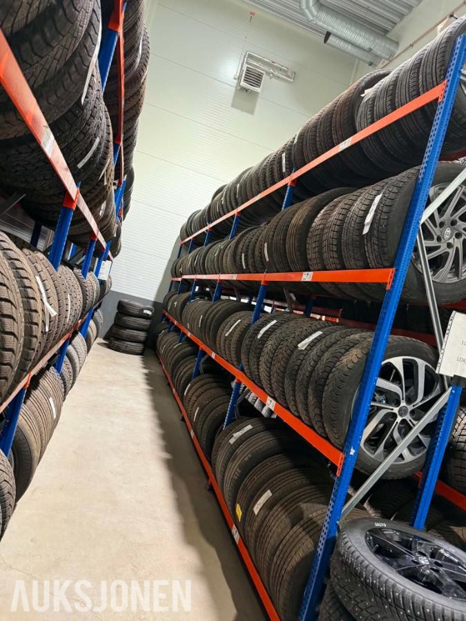DIVERSE HJULSETT FRA ULIKE BILMODELLER. 10 HJULSETT, SOMMER, VINTER.