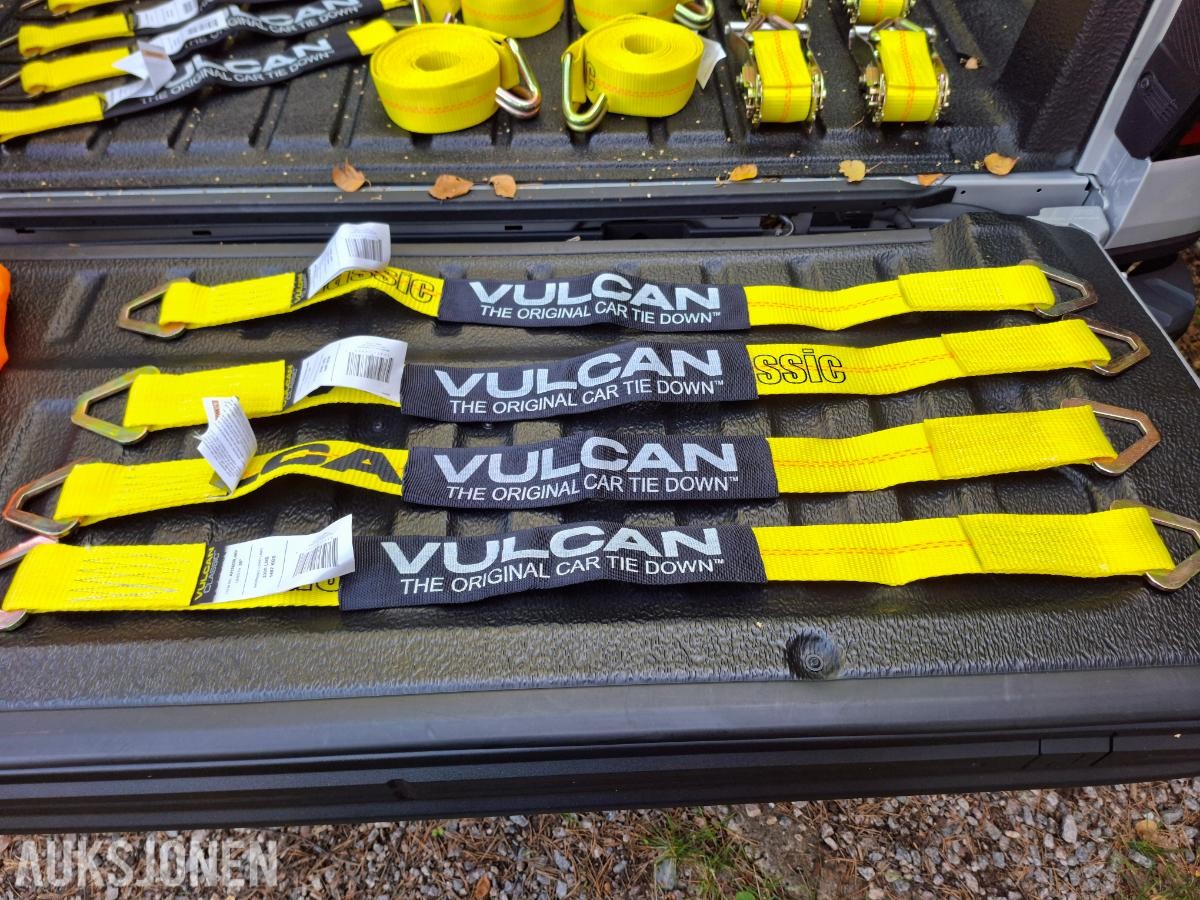 VULCAN stroppsett for biltransport – komplett og ubrukt
