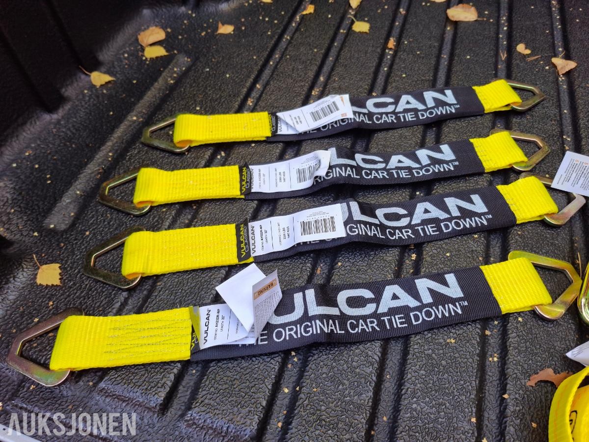 VULCAN stroppsett for biltransport – komplett og ubrukt