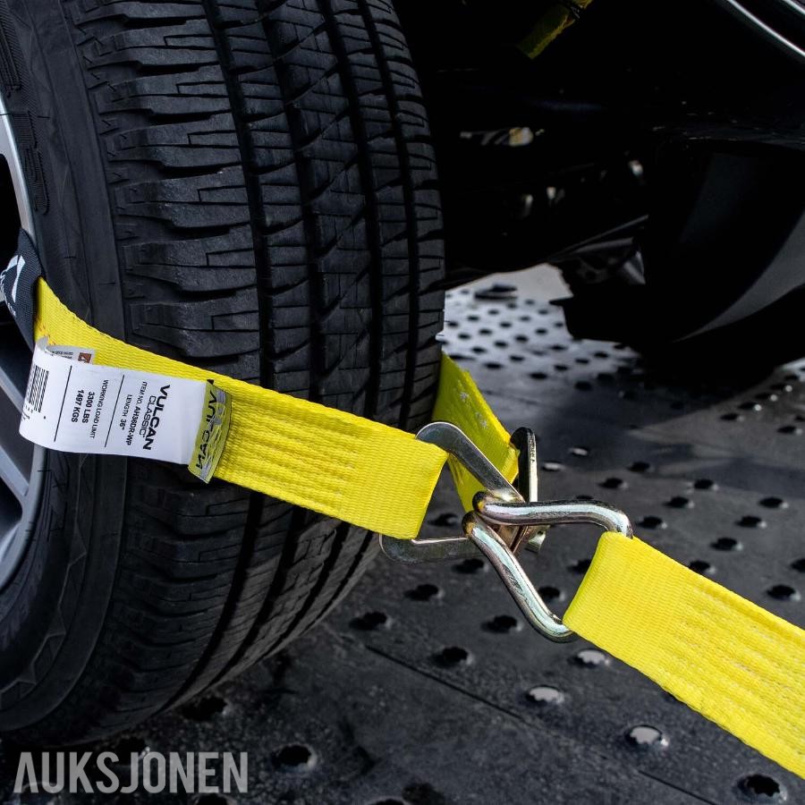 VULCAN stroppsett for biltransport – komplett og ubrukt