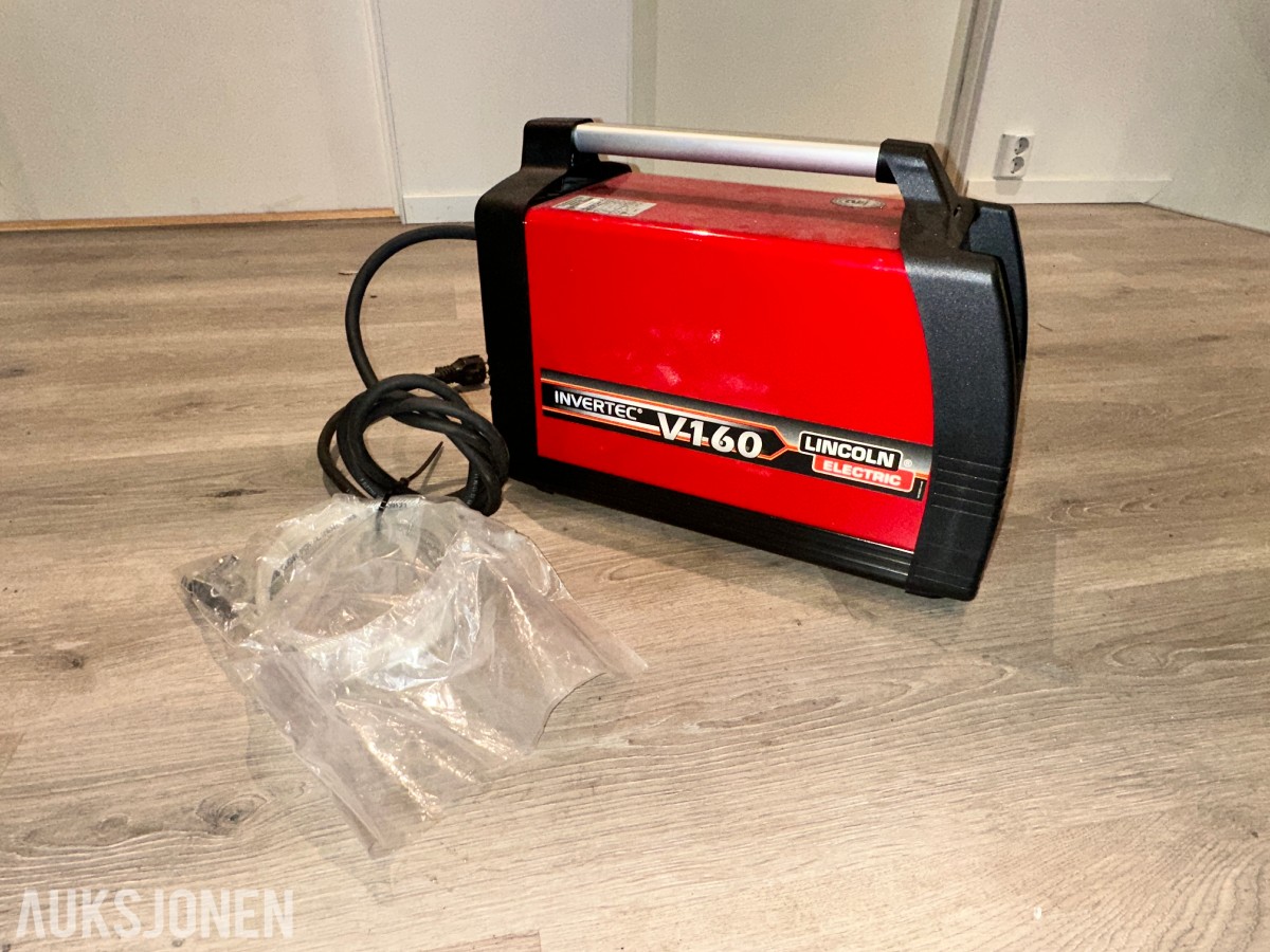 Lincoln Electric Invertec V160-T – TIG-/elektrodesveiser med tilbehør - Ubrukt