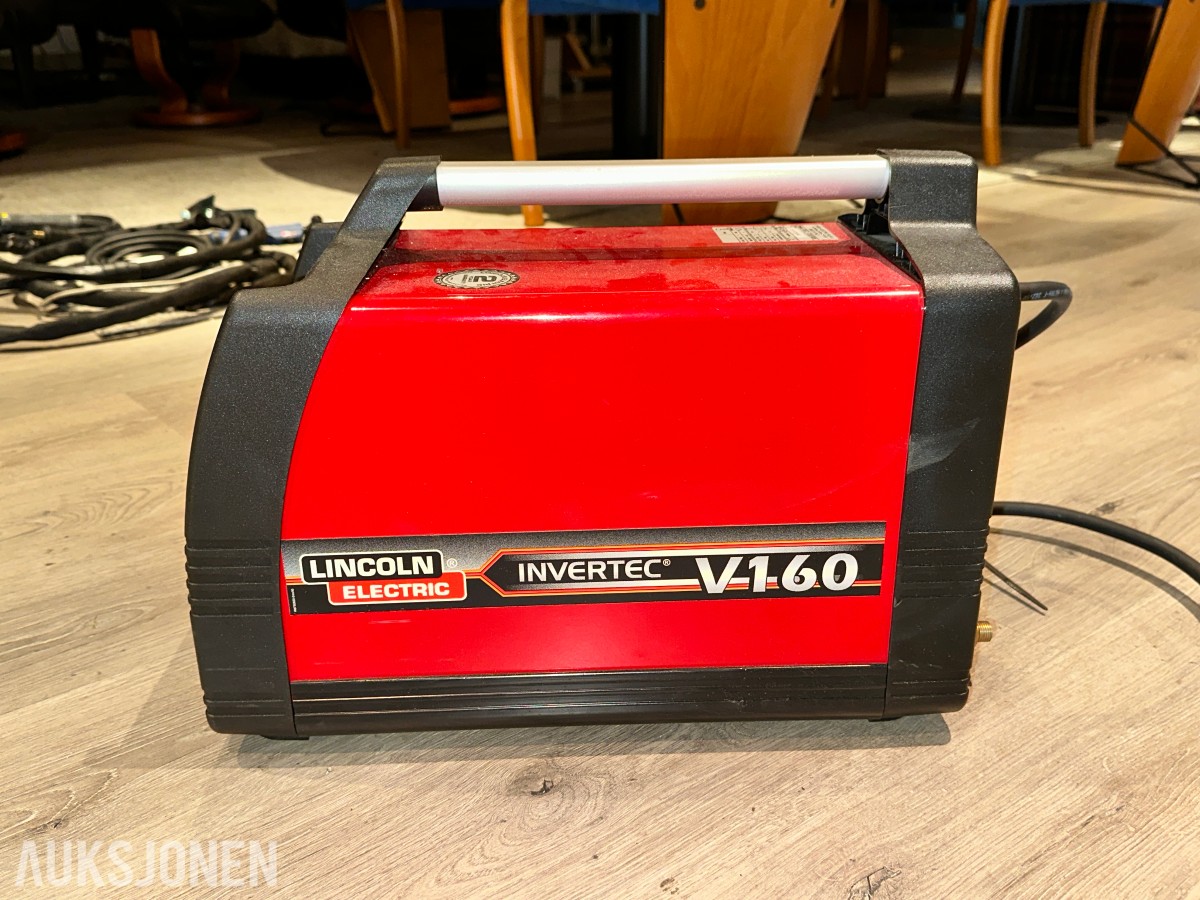 Lincoln Electric Invertec V160-T – TIG-/elektrodesveiser med tilbehør - Ubrukt