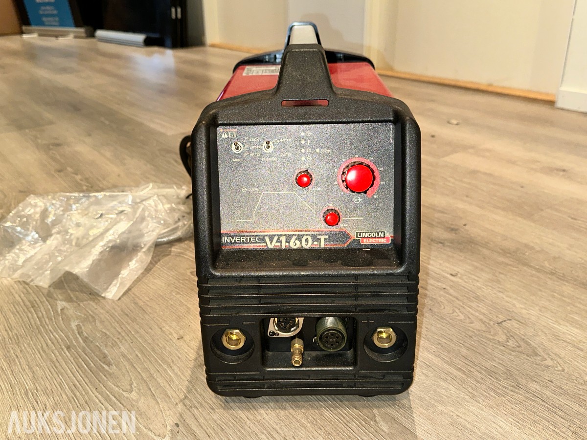 Lincoln Electric Invertec V160-T – TIG-/elektrodesveiser med tilbehør - Ubrukt