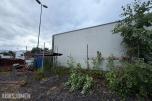 Rubb lagerhall/industrihall med stålkonstruksjon og duk - Skyvedører