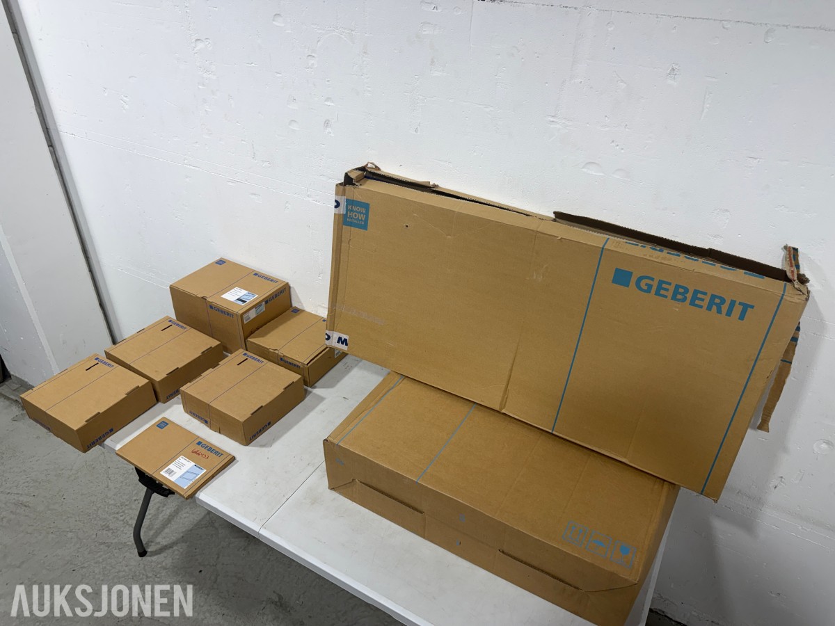Geberit Diverse Geberit sanitær-/innbyggingsdeler, inkl. Sigma60