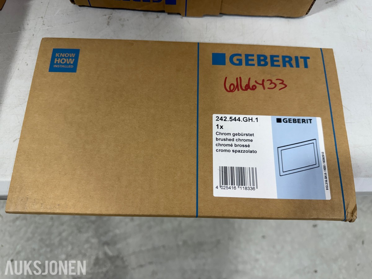 Geberit Diverse Geberit sanitær-/innbyggingsdeler, inkl. Sigma60