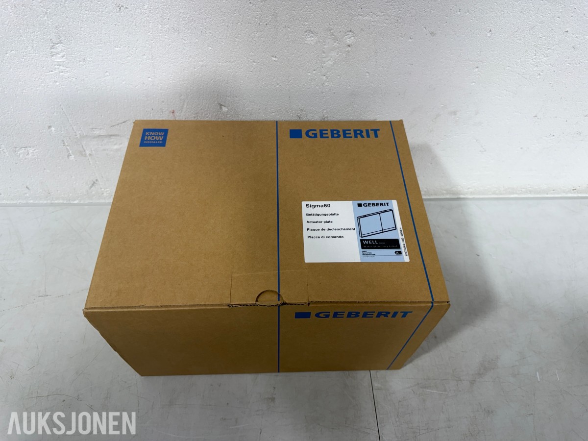 Geberit Diverse Geberit sanitær-/innbyggingsdeler, inkl. Sigma60