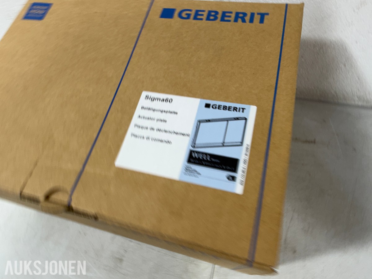 Geberit Diverse Geberit sanitær-/innbyggingsdeler, inkl. Sigma60