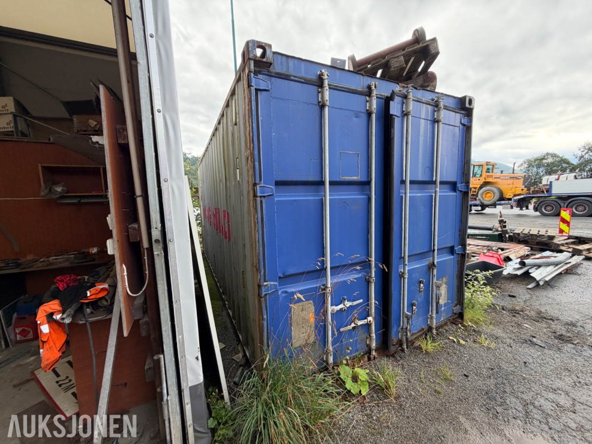 20 Fots lager Container - Innhold medfølger ikke
