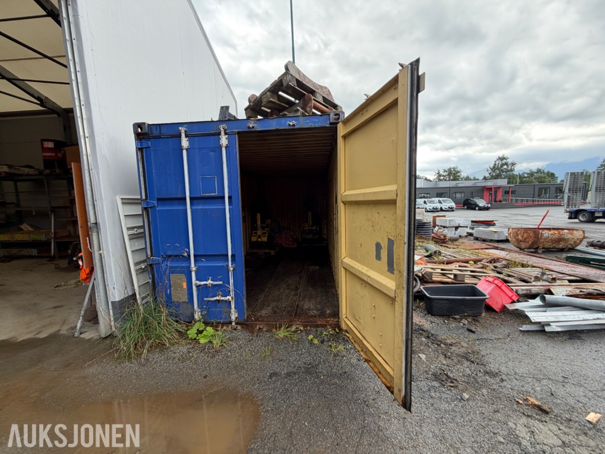 20 Fots lager Container - Innhold medfølger ikke