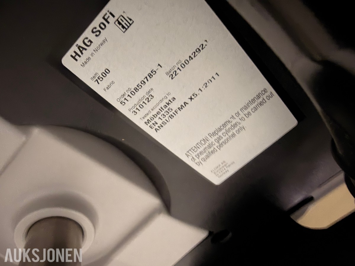 Møtebord med 14 stk. HÅG SoFi 7500 kontorstoler