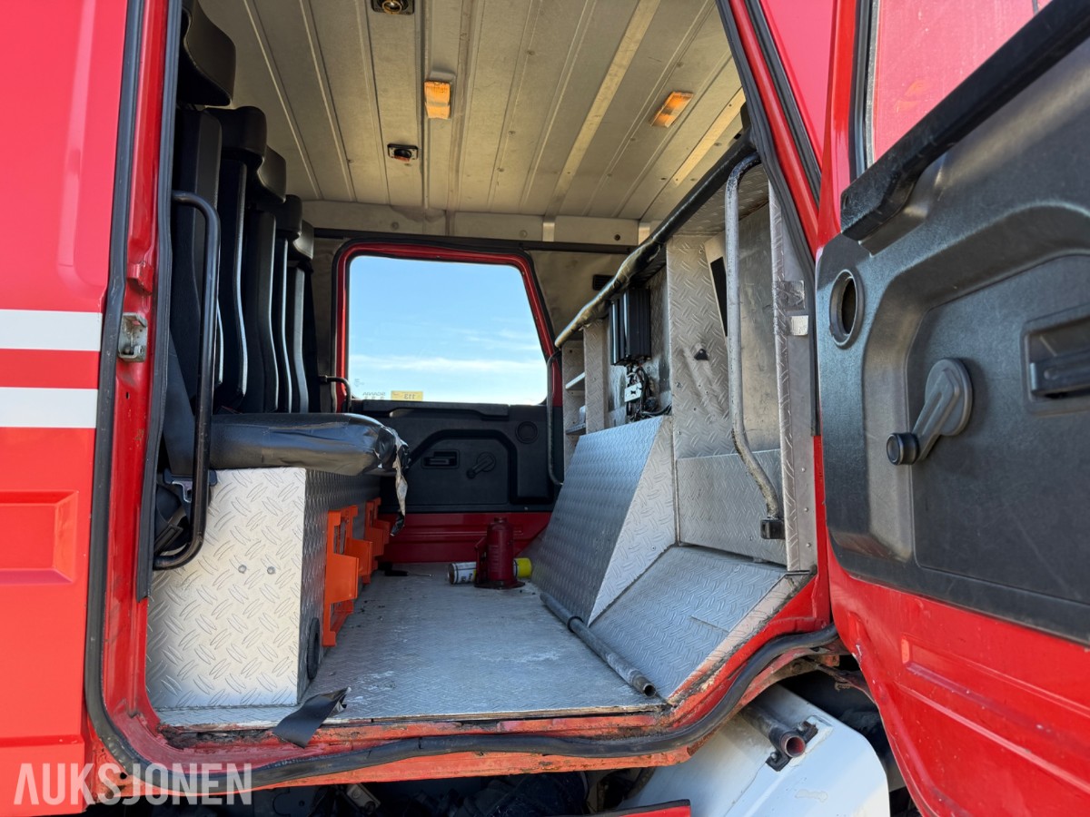 Scania P93 brannbil / mannskapsbil – 1990 – 4x2 – ca. 2 500 l vanntank