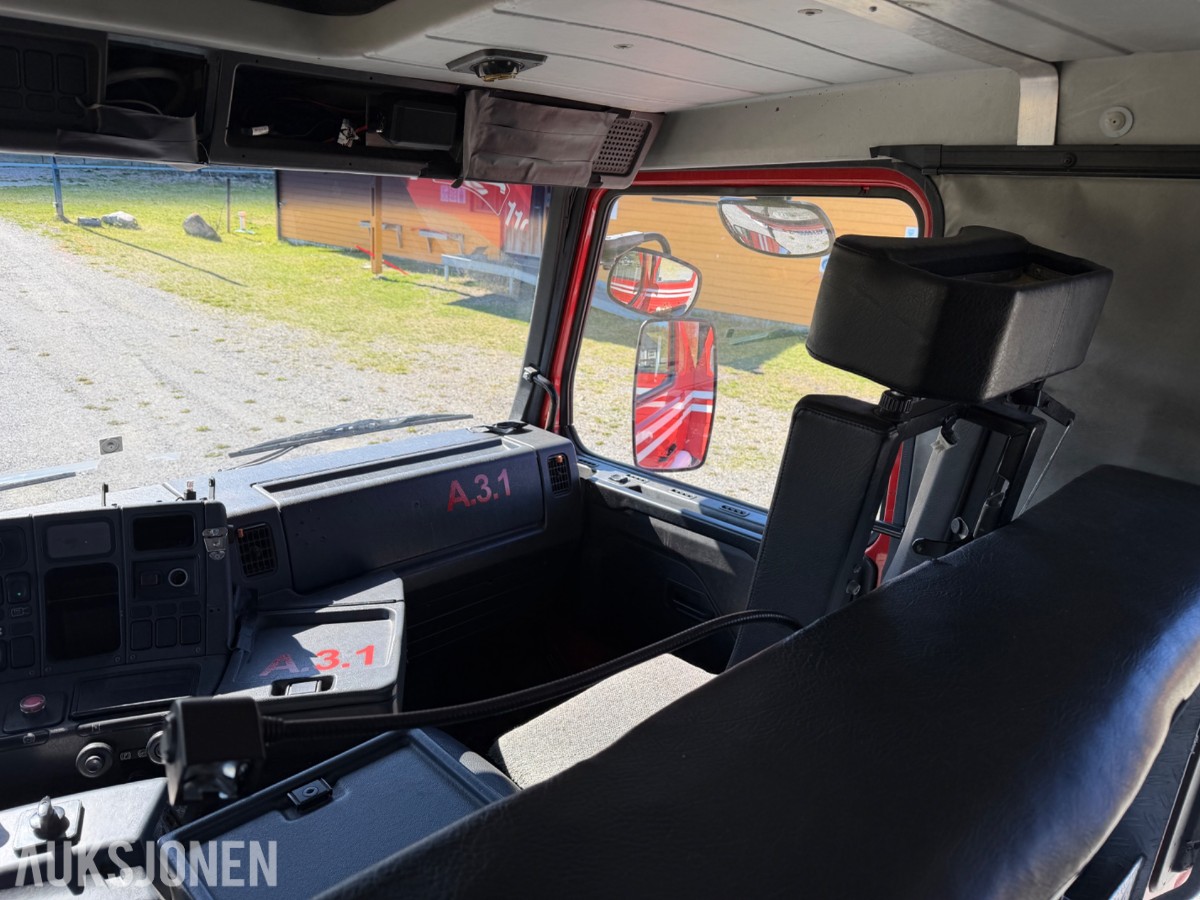 Scania P93 brannbil / mannskapsbil – 1990 – 4x2 – ca. 2 500 l vanntank